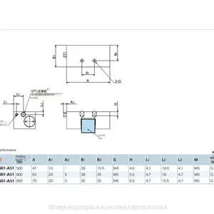 Low-cost and Economical Clamp. Japanese Nbk Pneumatic Normally-open Rail Lock Mkl-2001-as1 thumbnail-3