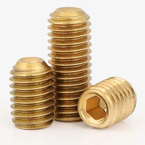 DIN 913 Hexagon Flat End Setting Screw Headless Set Screw Bolt thumbnail-1