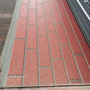60mm Thick Polyurethane Core Metal Wall Panel Exterior Waterproof Insulated Panel thumbnail-4