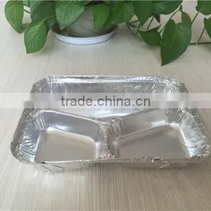 Aluminum Food Pan 3 Compartments Food Tray thumbnail-1
