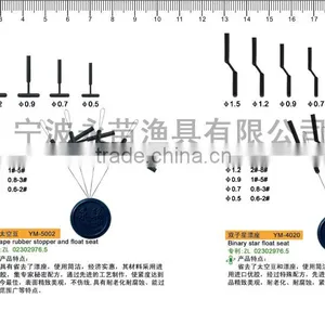 High Quality T-shape Rubber Stopper and Float Seat Fishing Line Stopper thumbnail-3