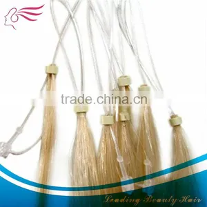 High Quality Bright Cheap Remy Hair Weft With Micro Ring thumbnail-1