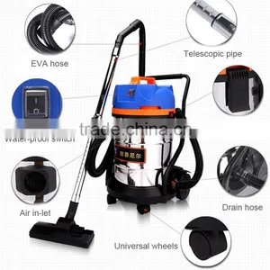 1400W 70L Two Motor Household Wet and Dry Electric Car Industrial Vacuum Cleaner thumbnail-2