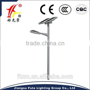 Circular, Oval or Square 3-15M Street Light Steel Pole With Double or Single Arm, Hot-dipped Galvanized & Powder Spraying thumbnail-6