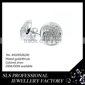 Jewelry Wholesale Thailand Earring Set for Women's Earring Earbuds ,925 Silver Earring Happy Back Earring Backs thumbnail-1