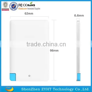 Hot Selling Power Bank Customized Any Logo Printing Colorful Card Style Power Banks Quality Choice thumbnail-2