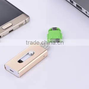 Aluminum Alloy OTG Usb Pen Drive For Iphone 16Gb thumbnail-1