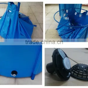 Folding Collapsible Polygon Fish Ponds for Aquaculture thumbnail-4