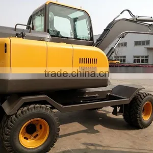 LG6100 Excavator, Walking Wheel Excavator, 10T Wheel Excavator thumbnail-4