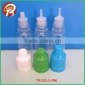 10ml Wholesale PET Plastic e Liquid Bottles for e Cigarette Liquid Oil Bottle TBLDES-3-10ml thumbnail-1
