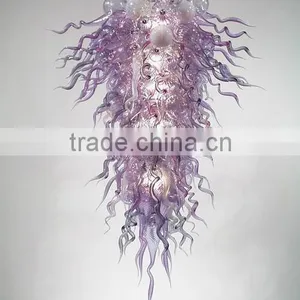 Large Murano Blown Glass Pendant Light, Chihuly Glass Chandelier thumbnail-1