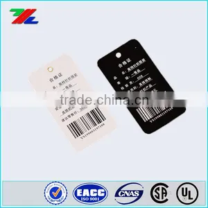Cheap Price Paper Price Tag Simple Letter Hang Tag Swing Tag For Garment/Clothing thumbnail-1
