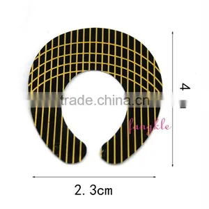 Hot Wholesale Golden Cureved C Nail Forms for Nail Extention thumbnail-2