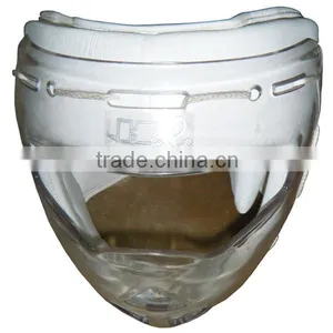 Hockey Player Face Mask Front Made From Fiber Glass thumbnail-1