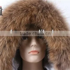 Raccoon Dog Fur Hood thumbnail-1