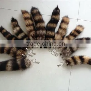 2014 Hot Selling 100% Genuine Raccoon Tail Fur thumbnail-1