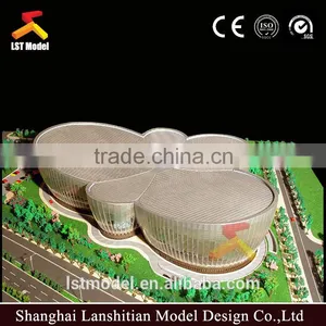 3d Acrylic Material Architectural Model With Modern Design and Nice Landscape thumbnail-1