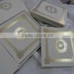 Craft Paper Wedding Invitation Box With Matching Mailing Box-ON SALE thumbnail-5