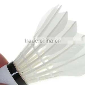Training Head Cheap Aeroplane Shuttlecock Goose Feather Badminton thumbnail-2