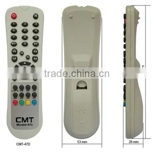 47 Keys Silicone ABS Infrared Dvb Universal Remote Control thumbnail-3