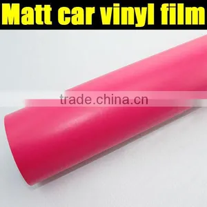 Matt Car Vinyl Wrap Roll Size 1.52*30m Pink Color thumbnail-4