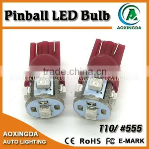 6.3V Pinball Led #555 Smd 3528 5LED Red thumbnail-1