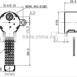 Cheap 12V 28MM Stepper Motor From Maintex Rohs, SGS,CE Approved thumbnail-5