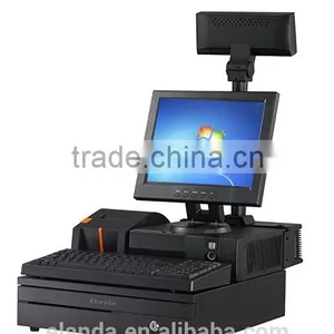 12" Inch All in One Pos System Terminals & Supermarket Pos Machine With 58mm Thermal Printer thumbnail-1