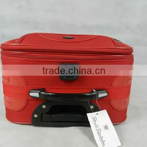 1pc 21'' Nylon Cabin Luggage Spinner Wheeled Trolley Luggage With TSA Lock thumbnail-4