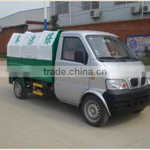 Dongfeng Mini Garbage Container Truck thumbnail-1