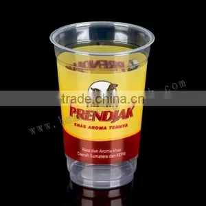 16oz Disposable Plastic Juice Cups With Dome Lid thumbnail-1