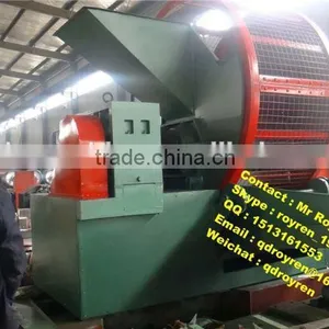 Automatic Waste Tire Recycling Line China Wholesale Shredder Machine thumbnail-1