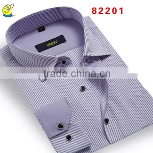 2015 Men's Dress Shirt Latest Designs , Slim Fit Men Fashion Shirts thumbnail-1