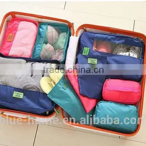 Made in China Women Trave Insert Handbag Clothes Pants Sundries Storage Bag Sets 7 Pcs thumbnail-3