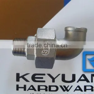 Ss316 Stainless Steel Pipe Fitting Elbow Union thumbnail-1