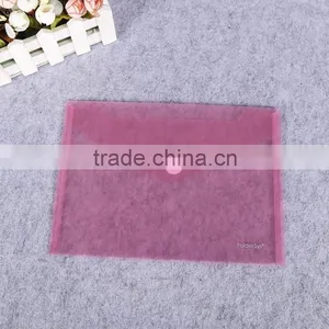 Custom Color a3 a4 a5 Business Magic Button Plastic File Folder Clear Plastic Document Folder pp Document Bag thumbnail-1