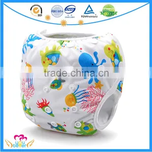 All In One Size Baby Swimming Diapers New Design Swim Nappy For Summer thumbnail-1
