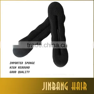 2016 Wholesale Hair Curl Magic Foam Sponge Hair Styling Donut Bun Maker Clip Roller French Twist Bun Maker Tool thumbnail-4
