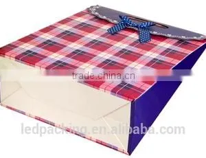 Beautiful Plaid Paper Gift Bags,customized Present Bags thumbnail-3