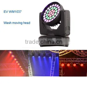 Professional Moving Head Stage Lighting Dmx Control Wash Head Moving EV WM1037 thumbnail-1