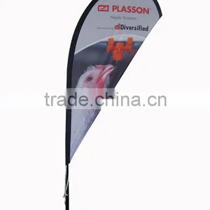 Flying Advertising Feather Sharp Flag Banner Beach Flag thumbnail-2