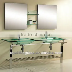 Bathroom Crystal Glass Sink thumbnail-1