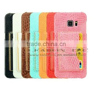 Customized Case, Protector Cover Case for Samsung Galaxy s6 Edge Phone Case Crocodile thumbnail-5