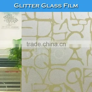 F012 Glitter Frost Window Decoration Stickers Car Glass Film thumbnail-6