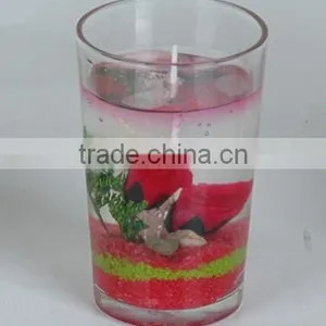 Decorative Champagne Gel Candles Manufacture in China thumbnail-2