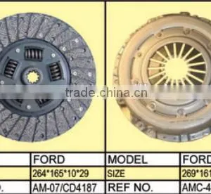 Clutch Disc and Clutch Cover/American Car Clutch /AM-07/CD4187/AMC-49/CA1675 thumbnail-1