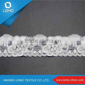 High Quality Elastic Tricot Trim Lace as Women Underwear thumbnail-4