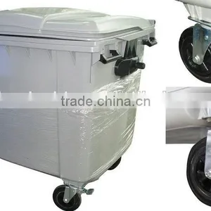 HOT Outdoor 1100 Liter Garbage Bin Plastic With Lid thumbnail-5