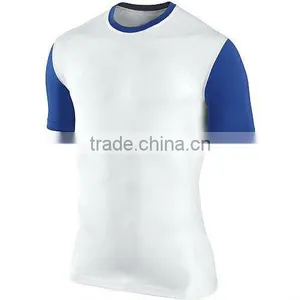 Compression Short Sleeve Baselayer T Shirt, Mens Baselayer T Shirts, Two Tone Baselayer Compression Shirts thumbnail-1