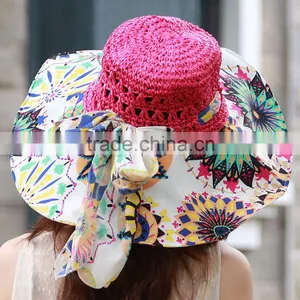 Beautiful Design Women's Paper Peacock Animal Straw Hats thumbnail-1